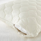 Organic Cotton Quilted Pillow Protectors
