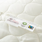 Organic Cotton Quilted Pillow Protectors