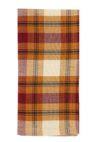 Harvest Plaid Design 100% Cotton Tablecloth 70" W x 70" L - Autumn Rust Table Cover for Home, Dining Table Decor, Banquet, Thanksgiving and Special Event