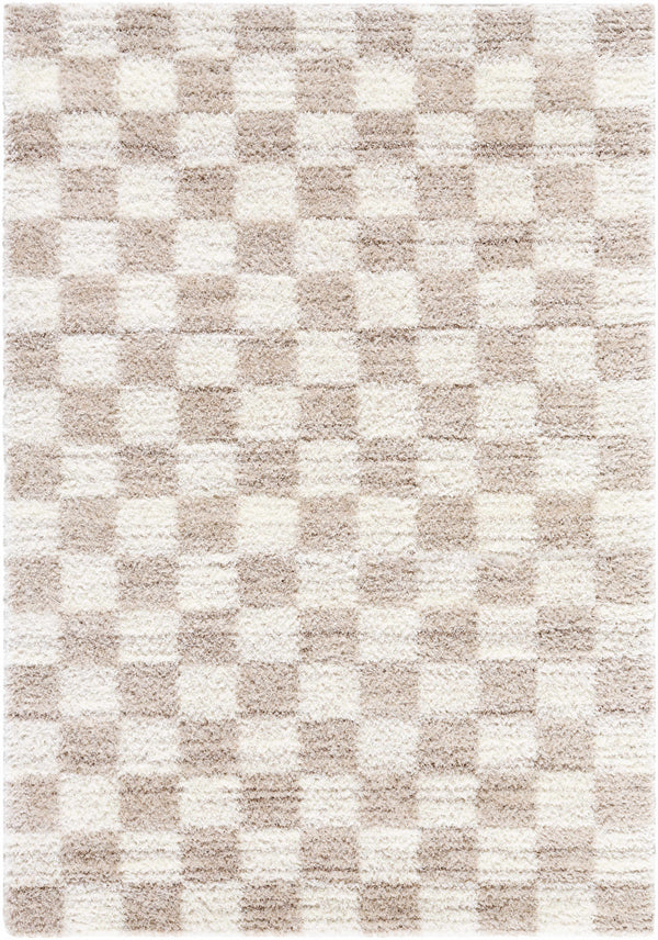 Belita Beige Luxe Shag Area Rug
