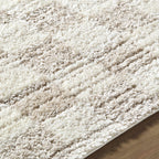 Belita Beige Luxe Shag Area Rug