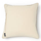 Marisa Floral Block Print Throw Pillow Cover, Noir on Natural