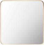 Ockenfels Modern Arched Gold Wall Mirror