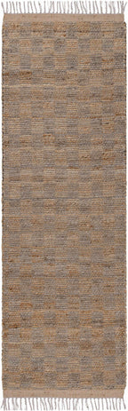 Lonut Checkered Jute Area Rug - Clearance