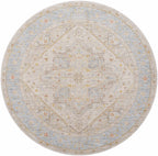 Ehan Cream Thick Luxe Oushak Rug