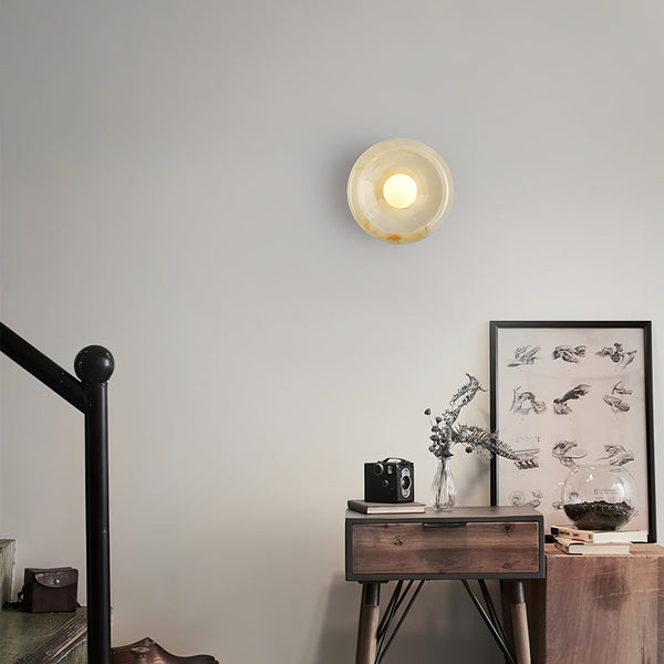 The Eclipse Jade Sconce