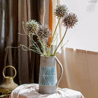 Rustic Thistle Pod Stem 27.5" Tall