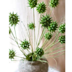 Faux Thistle Seed Pod Stem 33" Tall