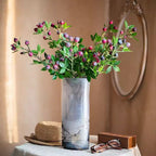 Artificial Fruit Alpine Blueberry Stem 22.4" Tall Silk Plant
