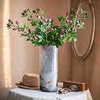 Artificial Fruit Alpine Blueberry Stem 22.4" Tall Silk Plant
