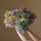 Blueberry & Greenery Bunch 13" Tall