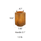 Portable Lantern Candle Holder Rope Paper Lantern