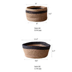 Cotton Blend Woven Storage Basket