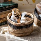 Cotton Blend Woven Storage Basket