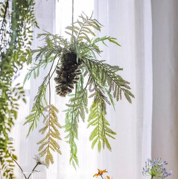 Artificial Fern Hanging Ball Decoration