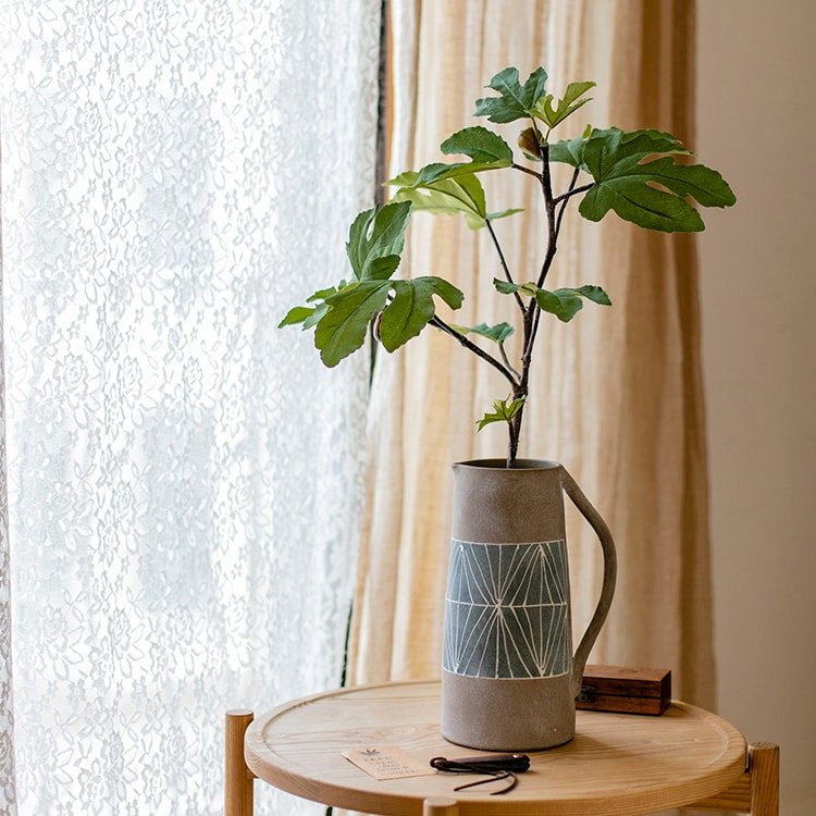 Handpainted Terracotta Vase