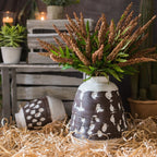 Brown Pottery Vase