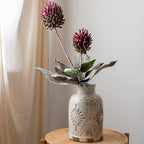 Artificial Tall Stem Flower Mulan Thistle 43" Tall