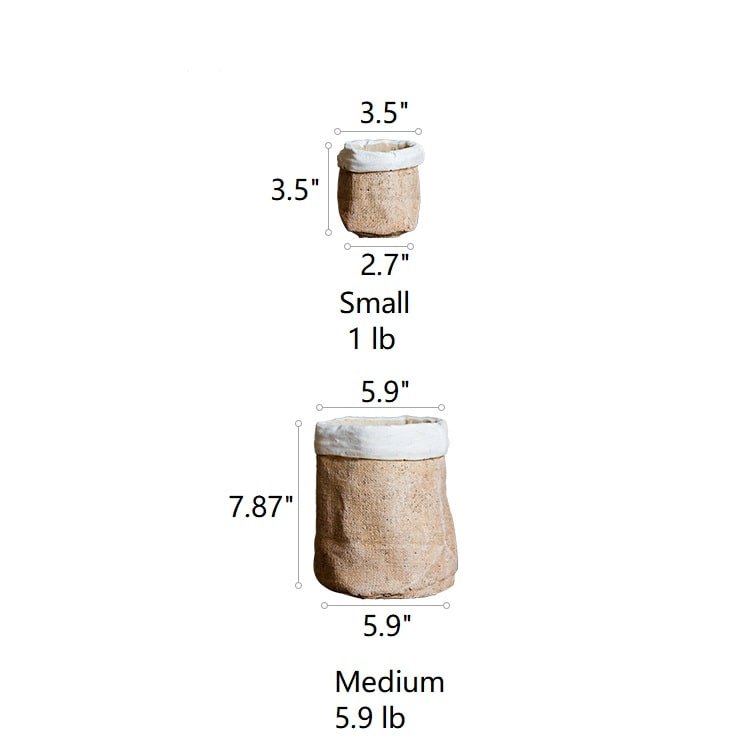 Paper Bag Garden Pot