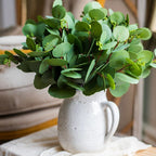 Artificial Faux Round Leaf Eucalyptus Bundle 16" Tall