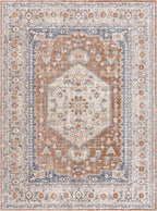 Gael Rust Boutique Washable Rug - Clearance