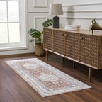Gael Rust Boutique Washable Rug - Clearance