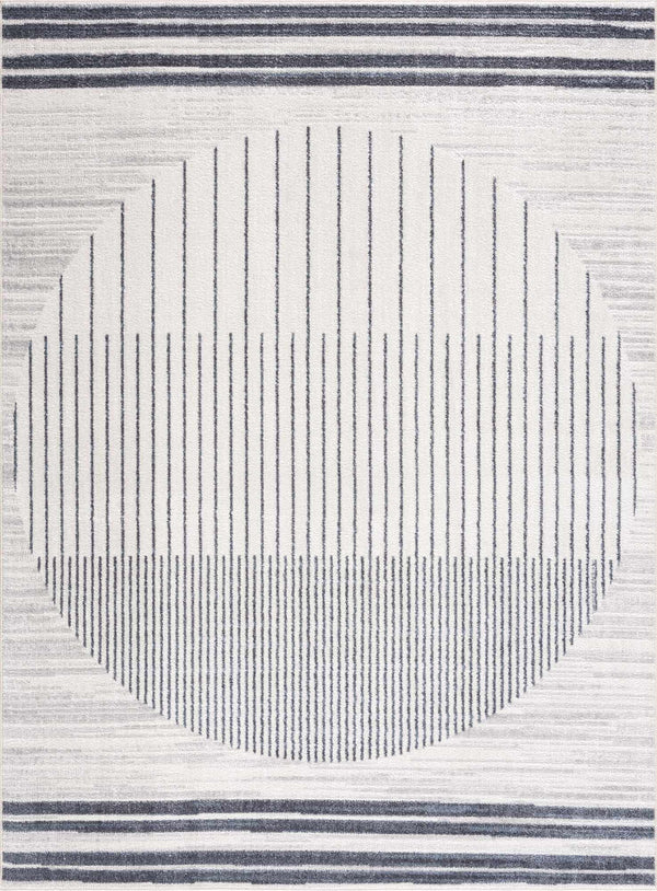 Thad Medium Gray Washable Area Rug