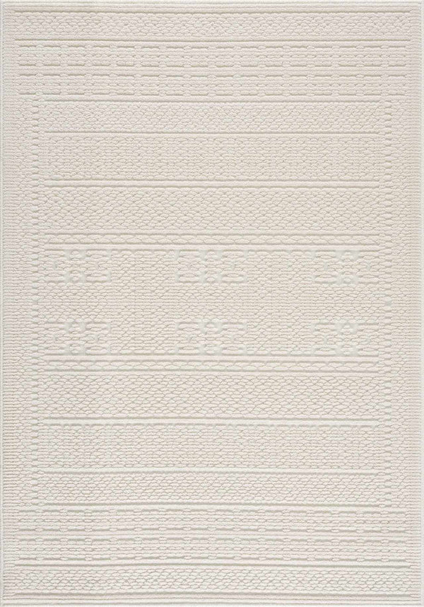 Bahar Cream Washable Area Rug