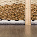 Deron Gray Rainbow Washable Rug