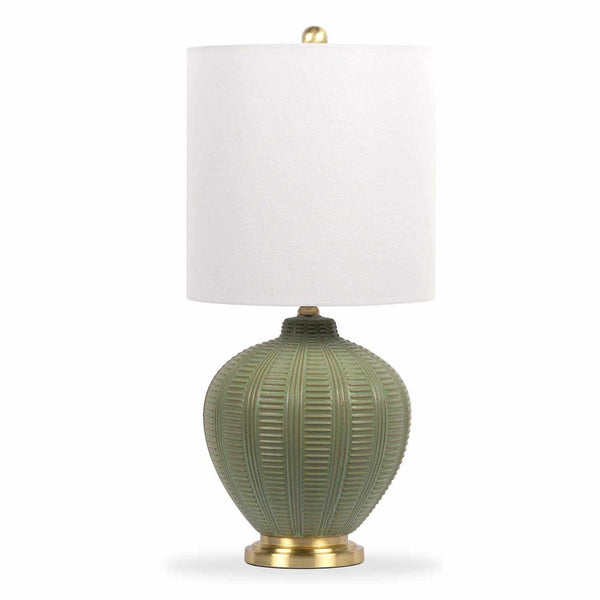 McMurray Green Textured Table Lamp - Clearance