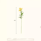 Artificial Peruvian Lily Stem 29.5" Tall