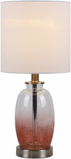 Pertek White Glass Table Lamp - Clearance