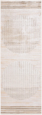 Thad Beige Washable Area Rug