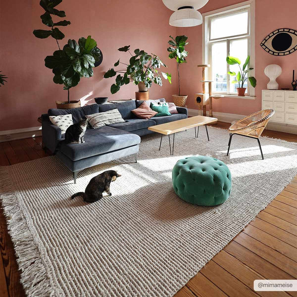 The Senneterre Bleached Jute Rug