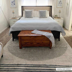 Thad Medium Gray Washable Area Rug