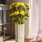 Artificial Flower Buttercup Flower Stem 28" Tall
