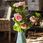 Artificial Flower Buttercup Flower Stem 28" Tall