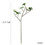 Artificial Faux Small Japanese Zen Leaf Stem 18" Tall