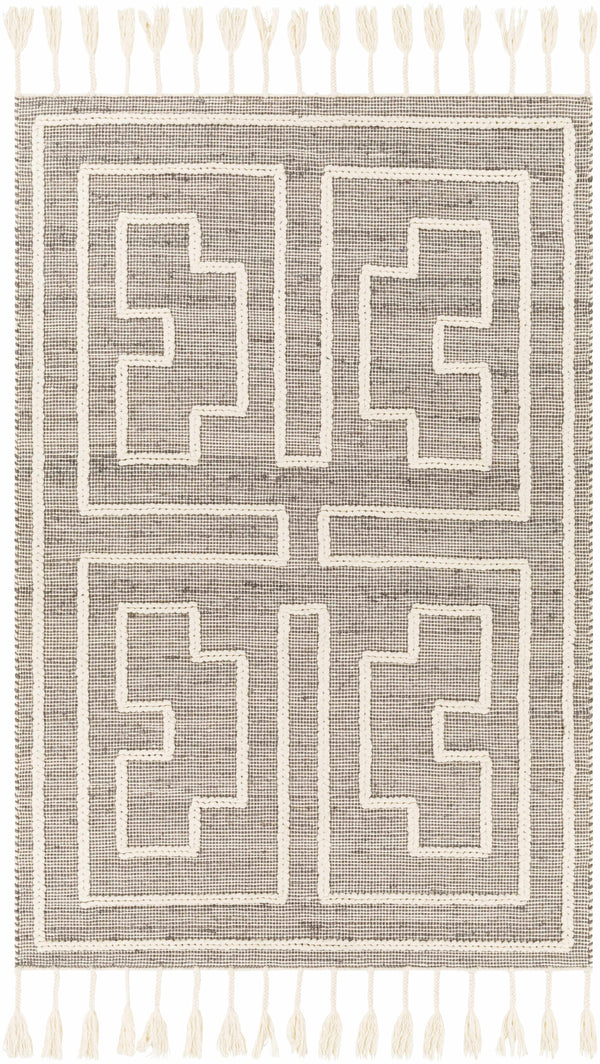 Azra Tasseled Jute&Wool Rug - Clearance