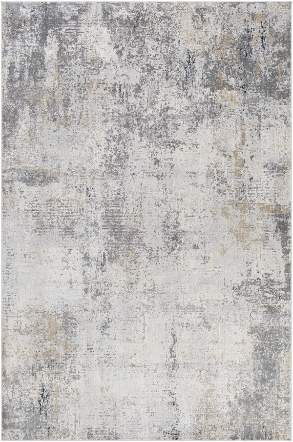 Baranduda Abstract Gray Luxe Rug - Clearance
