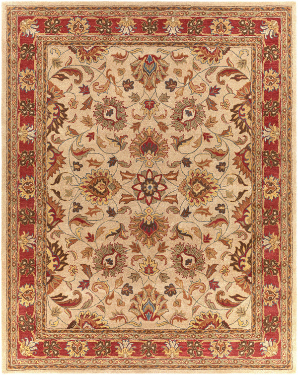 Cherryfield Hand Tufted Brown & Rust 1001 Wool Rug