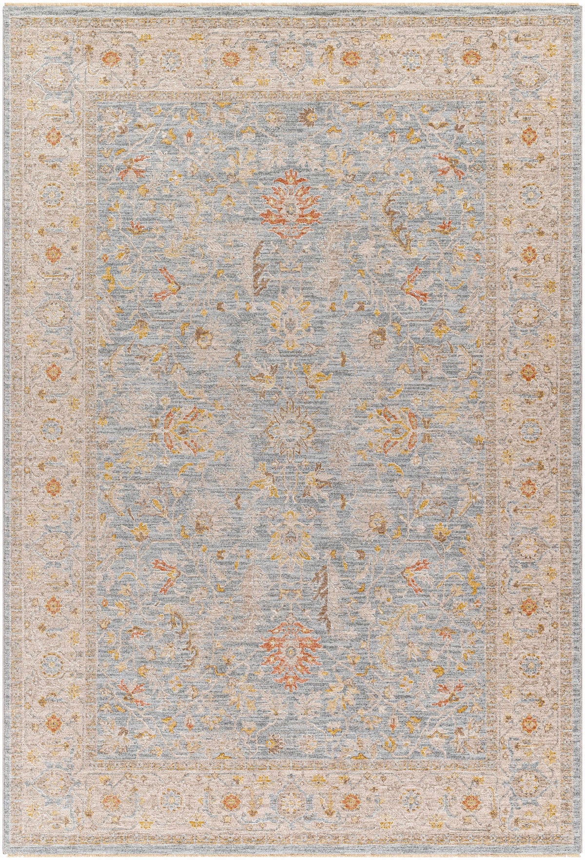 Edie Taupe Thick Luxe Oushak Rug