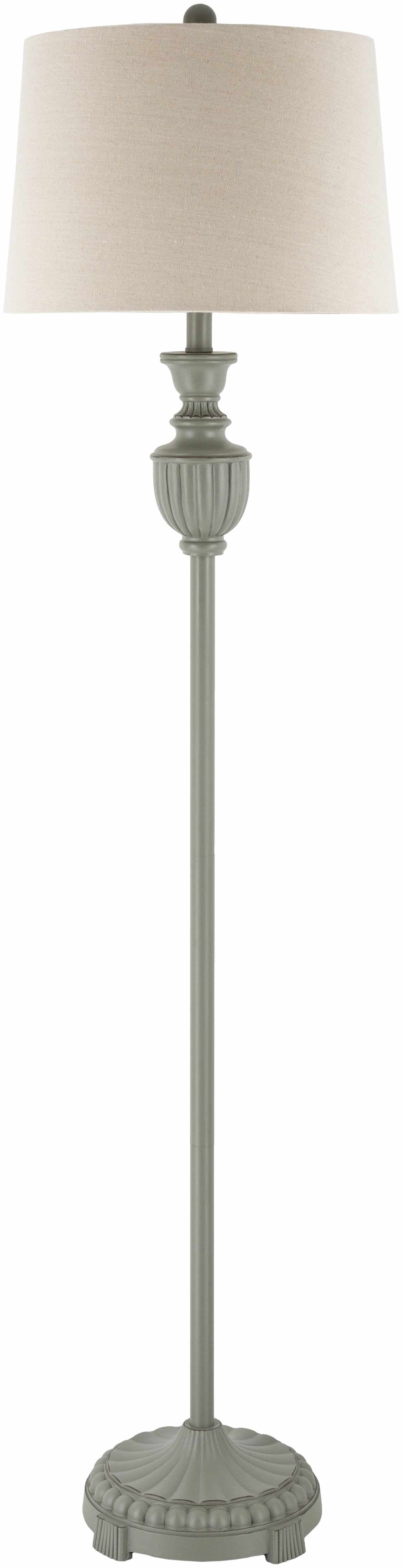 Nelspruit Gray Resin Floor Lamp - Clearance