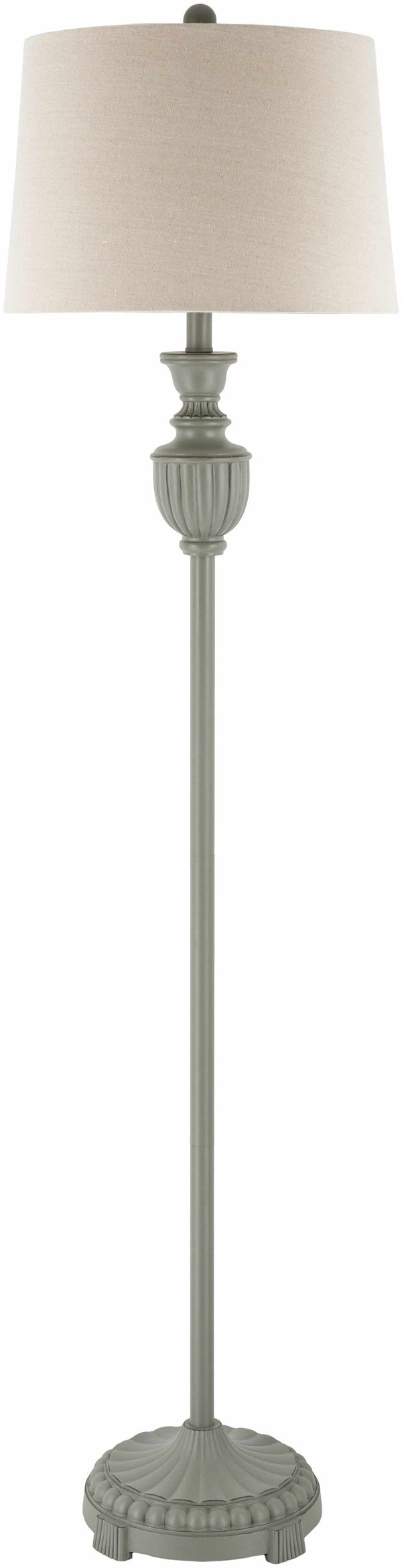 Nelspruit Gray Resin Floor Lamp - Clearance
