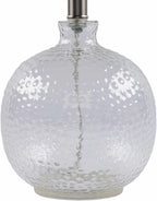 Enetai Glass White Table Lamp