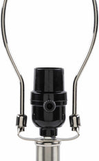 Enetai Glass White Table Lamp