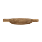Decorative Paulownia Wood Tray with Handles