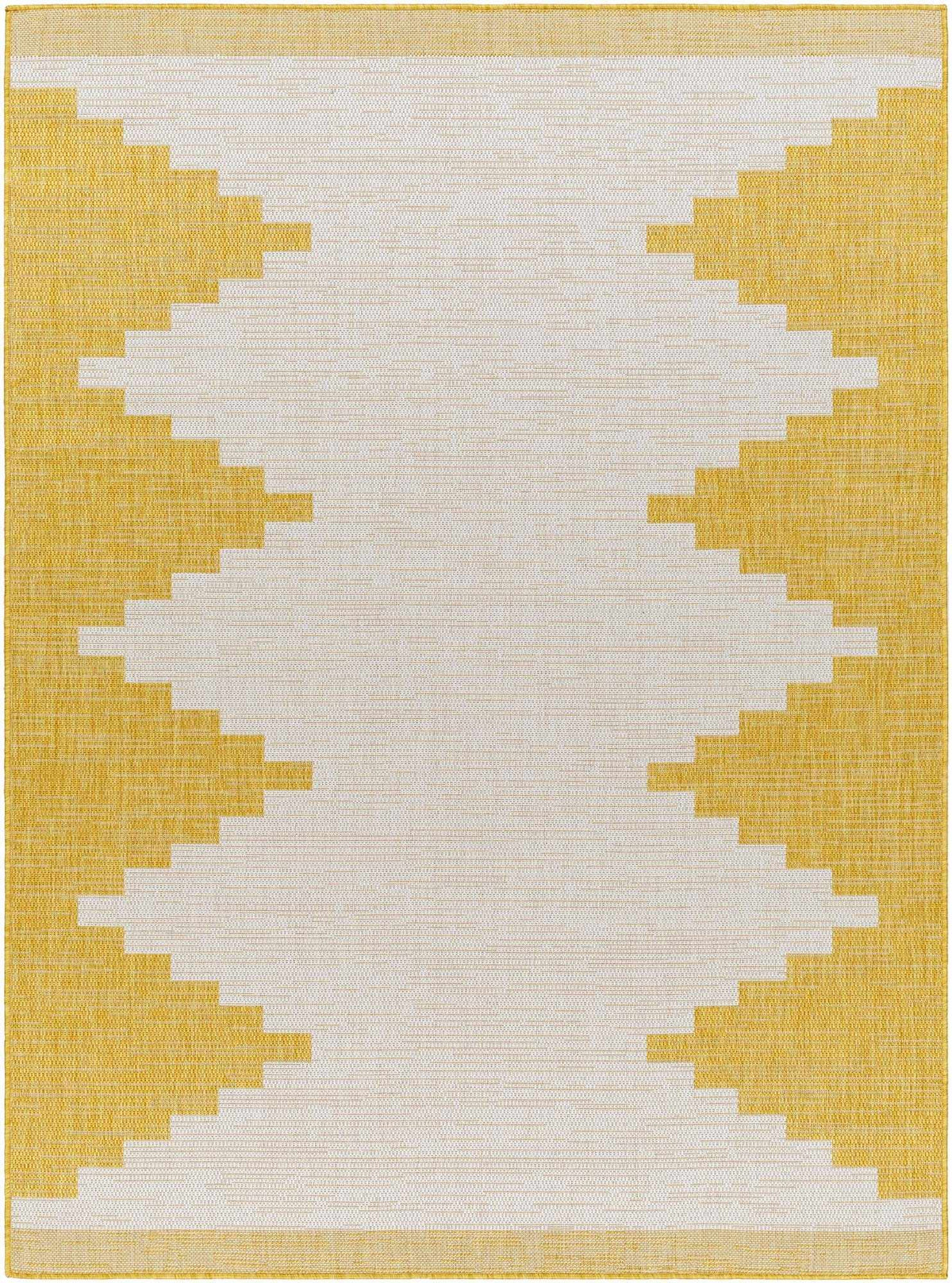 Djugun Yellow Outdoor Rug - Clearance