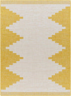 Djugun Yellow Outdoor Rug - Clearance