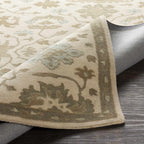 Hazen 1197 Hand Tufted Light Beige Wool Rug